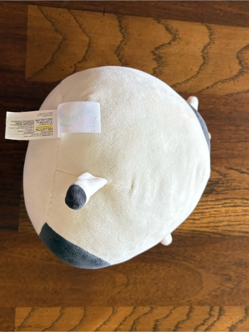 Squishmallow Connor the Cow 8” no tag White, Black, Pink Accent